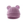 Chapéu de Bebê Infantil Estilo Comércio Exterior 2024 Chapéu para Recém-Nascido Camada Única Cor Sólida Primavera Outono Chapéu com Orelhas do Mickey Fofo