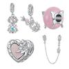 Serie de Primavera Evelle Colgante Mariposa para Violín Plata de Ley s925 Accesorios para Hacer Joyería con Cuentas Combinación de Joyería con Cuentas