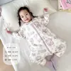 Saco de dormir Bibiwan para bebé de 0 a 2 años, Primavera, Otoño e Invierno, Grueso para Niños, Algodón Puro Categoría A, Manta Antipatadas con Piernas Separadas para Recién Nacido