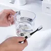 Vaso para Enjuague Bucal, Vaso para Cepillo de Dientes Infantil de Baño, Vaso para Cepillo de Dientes de Pareja, Portacepillos de Dientes de Cerdo de Dibujos Animados, Vaso para Lavarse la Cara de Baño