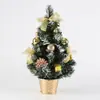 Mini Árvore de Natal Transfronteiriça Decorações de Natal 30cm 40cm Árvore Pequena de Mesa Enfeites Árvore Artificial de Plástico com Luzes