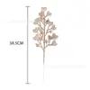 Eucalipto Dourado Decoração de Casa para o Ano Novo Arranjo de Flores Leques de Flores de Ano Novo Conjunto de Decoração para Sala de Estar