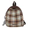 Mochila a Cuadros Estilo Mori para Niña Nuevo Estilo Ins Retro a Cuadros Mochila Pequeña para Mujer Estilo Japonés Campus Estudiante de Secundaria Mochila Escolar