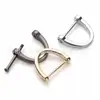 Acessórios para Chaveiro de Carro Produzidos Internamente, Chaveiros de Hardware com Argola D Galvanizada de Liga de Zinco de Alta Qualidade Atacado