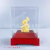 Enfeites de Dragão Dourado de Areia de Veludo para Atrair Riqueza, Artesanato, Gabinete de TV da Sala de Estar, Decoração de Escritório, Dragão do Zodíaco, Presentes de Inauguração