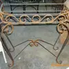 Subei Suministro Directo Mesa de Entrada de Metal Europea Artesanía Forjada Mesa de Hierro Forjado Decoración del Hogar Mesa de Hierro Artesanal