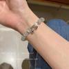 Pulsera Opal Bell para niñas pulsera de novias celebridad de Internet diseño nicho pulsera exquisita de lujo ligero de alta gama
