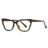 Gafas de montura Moda Ojo de Gato Gafas Anti-luz Azul literarias Tendencia Europea y Americana espejo plano TR90 tirachinas transfronterizo 2040