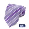 Gravata Masculina Poliéster Seda Jacquard Listrada Casual de Negócios Trabalho Profissional Fábrica de Origem Atacado em Estoque