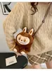 Bolsa Transversal Pequena de Pelúcia Stitch Desenho Animado Atacado Bolsa para Celular Feminina Fofa Presente Pai e Filho Pegar Boneco