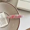 Grampo de Mola de Acetato de Alta Qualidade Estilo Coreano para Rabo de Cavalo Meio Preso Grampo de Cabelo Presilha Baixa Presilha Lateral Simples de Folha