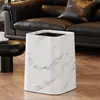 Cubo de basura de imitación mármol transfronterizo para uso doméstico, nuevo modelo 2024, gran capacidad para sala de estar, cocina, baño, casa de huéspedes, hotel