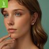Aretes de bola de Navidad originales con charm de plata, muñeco de nieve, aretes de plata de ley s925 con cuentas de concha creativas para mujer, regalo de Navidad