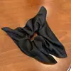 Pañuelo Cuadrado de Satén Sedoso Coreano Hecho a Medida, Estilo Simple Vintage, Lazo para el Cabello Chic Perezoso, Elegante Accesorio para el Cabello