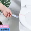Levantador de assento de vaso sanitário de silicone, uma ferramenta para levantar assentos de vaso sanitário no banheiro, mantém suas mãos limpas e é adequado para uso doméstico