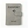 Set de etiqueta para equipaje y porta pasaporte, funda para pasaporte, organizador de documentos