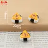 Nueva Serie de Sushi de Simulación Accesorios de Resina de Pegamento de Crema DIY Accesorios para el Cabello Pinzas para el Cabello Colgantes Pequeños Adornos