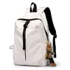 Mochila de moda de gran capacidad, Mochila casual de moda para exteriores, Transpirable para senderismo, Multifuncional, Ligera, Color sólido, Mochila escolar para hombre