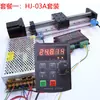 Módulo Deslizante Linear Parafuso de Esfera Guia Linear Dupla Controlador de Motor de Passo Guia Elétrica Conjunto 03A