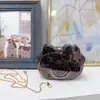 Bolso de Noche de Venta Caliente Transfronterizo, Bolso Cámara Acrílico Color Sólido Brillante, Monedero Compacto Exquisito, Bolso para Niños, Bolso Cruzado