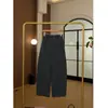 Pantalones de pierna ancha, cropped, con cintura alta y volantes, hechos a medida para mujer, para primavera/otoño 2026, con cintura elástica, efecto adelgazante y corte holgado y casual.