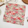 Lenço de Mão Feminino 34cm Antigo Nostálgico Fino Absorvente de Suor Estilo Retrô Algodão Puro Novo Chinoiserie Lenço para Enxugar Suor