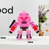 Chaveiro Criativo de Boneco Transformadores Pingente Chaveiro de PVC Carro Bolsa Buraco Sapatos Acessórios Feito à Mão DIY