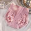 Nueva ropa interior de cintura alta sin costuras que contrae el vientre para mujer, cómoda y transpirable, de algodón, de tacto agradable para la piel, ropa interior triangular de talla grande para niña