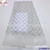 Patch de tecido impresso a laser, malha bordada, renda de diamante de pressão, acessórios, estilo étnico, vestido, tecido de renda