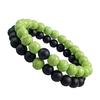 Pulseira Olho de Tigre Amarelo Natural Venda Direta de Fábrica Comércio Exterior Pulseira Contas Barril Magnéticas Pretas Solteiras Atacado