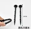 Clavos para Tela Anti-Hierba, Clavos para Tela de Control de Malezas, Clavos Negros de Plástico para Suelo de Huerto, Clavos para Film Mulch de Invernadero, Fabricante de Clavos para Suelo de Jardinería