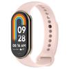 Adequado para Mi Band 8 Pulseira de alta qualidade (Plugue de metal) Pulseira de substituição de silicone de várias cores sólidas