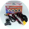 Câmera de Ré Universal Ajustável para Carro com Trajetória Dinâmica Externa 4 LEDs Visão Noturna HD