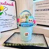 Conjunto de Presentes Temático de Desenho Animado para a Temporada de Volta às Aulas para Alunos do Jardim de Infância e Ensino Fundamental, Apresentando Nezha, Conjunto de Presente Prático com Bolsa de Aniversário