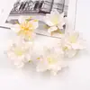 Flores de Jasmim Simuladas com Bigodes de Dragão, Flores Artificiais Feitas à Mão DIY, Acessórios de Cabelo com Flores Artificiais, Flores para Penteado, Materiais de Decoração de Casamento, Flores Decorativas