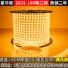 Tira de luz LED exterior impermeable súper brillante sitio de construcción iluminación de túnel cría luz cálida luz blanco dorado barra de luz suave