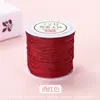 Colorido Degradê Nº 72 Segmento de Linha Jade Corda de Mão Tingida Corda Trançada Pulseira DIY Feita à Mão Pingente Corda Trançada Material de Corda Colorido