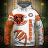 Sudadera con Capucha para Hombre 2025 Nueva Europea y Americana Transfronteriza Equipo de Fútbol NFL Impresión Digital 3D Sudadera con Capucha