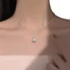 Cobre Blanco 2025 Otoño e Invierno Más Vendido Ruyi Candado Seguro Collar para Novia y Mamá Regalo de Cumpleaños Transmisión en Vivo Transfronteriza