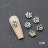 Colorido taladro de uñas joyería de uñas aleación diamante grande pedrería popular en línea Super Flash accesorios de diamante japonés decoración mixta