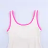 Moda Transfronteiriça Europeia e Americana Versátil Sem Mangas Tomara-que-caia Estilo Europeu e Americano Corta-vento Roupa de Banho Peça Única Simples Transfronteiriça Sk Roupa de Banho