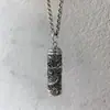 ¿Joyería de plata de ley s925 al por mayor moda plata tailandesa patrón Tenglong colgante caja Gabu retro Colgante abierto hombres y mujeres?