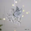 Ornamento Pequeno de Natal para PC Kit de Material DIY para Árvore de Natal Pingentes de Cristal Transparente Decoração de Feriado Enfeites para Pendurar