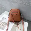 Nova Bolsa de Celular de Couro Genuíno para Mulheres, Bolsa Transversal Versátil para Ombro, Bolsa Casual Feminina de Couro Bovino de Primeira Camada Togo, Porta-Moedas