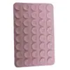 Funda de Silicona Cuadrada para Teléfono de Doble Cara con Ventosa Fuerte, Soporte Adhesivo Trasero para Teléfono, Portátil, Paquete de 40 Piezas