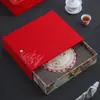 Caja de regalo para té caja vacía Caja para pastel de té Pu 'er caja de regalo 200 gramos 357 gramos Caja de regalo para pastel de té blanco Fuding doble capa