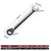 Chave de Catraca Bidirecional com 72 Dentes, Economizadora de Esforço, Rápida e Durável, Grau Industrial, Multifuncional de Duplo Propósito Catraca Chave de Boca Flor de Ameixa