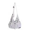 Bolsa Tote Casual com Cordão Japonesa e Coreana para Mulheres 2025 Nova Bolsa Casual de Grande Capacidade para o Dia a Dia Bolsa de Ombro Transversal Fashion