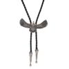 Collar con Colgante de Águila Corbata Bolo Turquesa Retro Accesorios Modernos para Hombre Collar Camiseta Corbata Bolo Estilo Americano