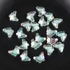 15mm Mariposa Colorido Acrílico diy Joyería Hecho a Mano Pulsera Trenzada de Perlas Cadena para Teléfono Móvil Bolso Perlas Sueltas
